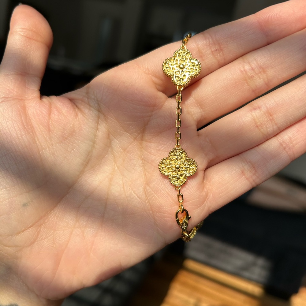 Designer Inspired Gold Bracelet